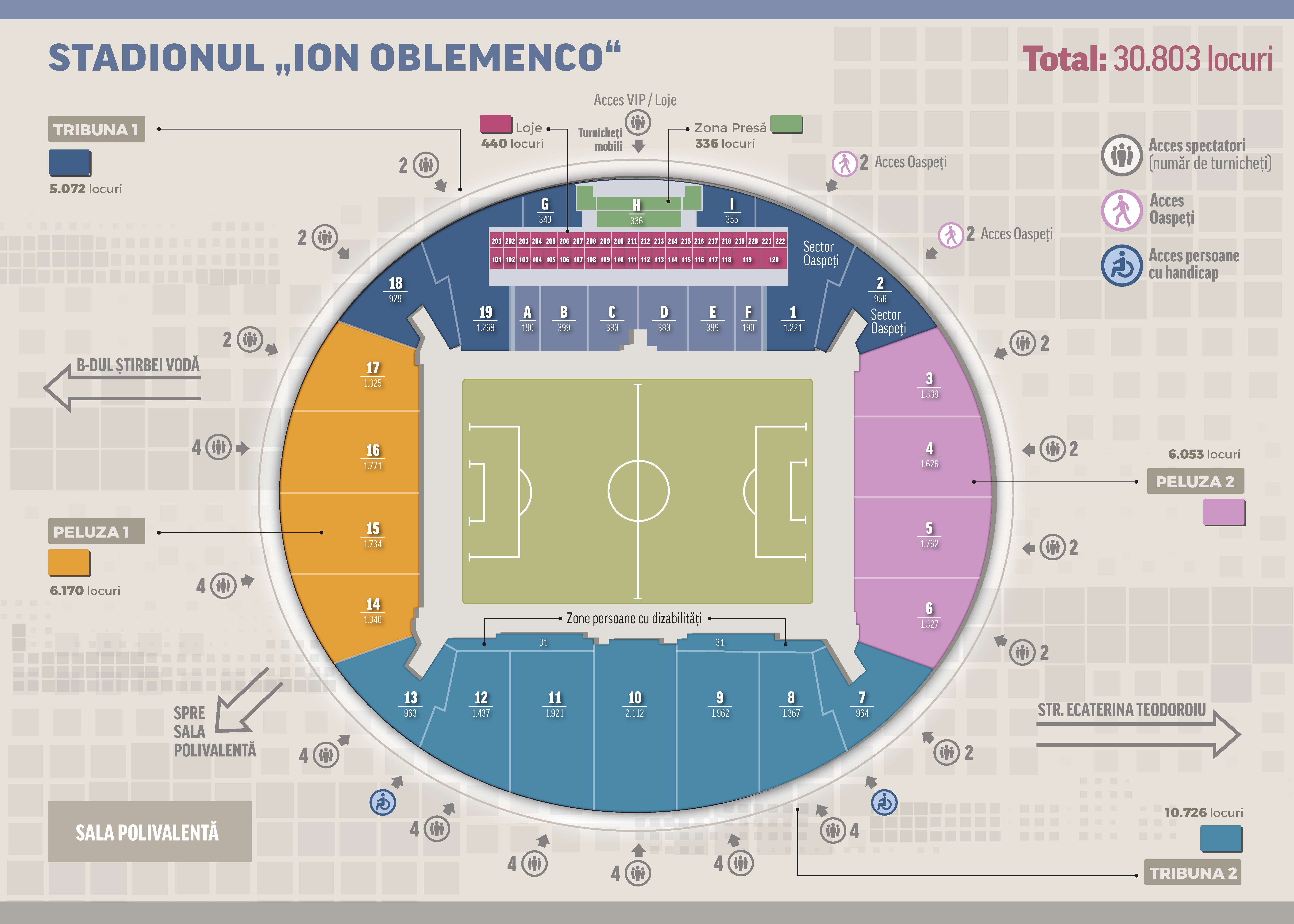 Ion Oblemenco Stadium Bilete FRF